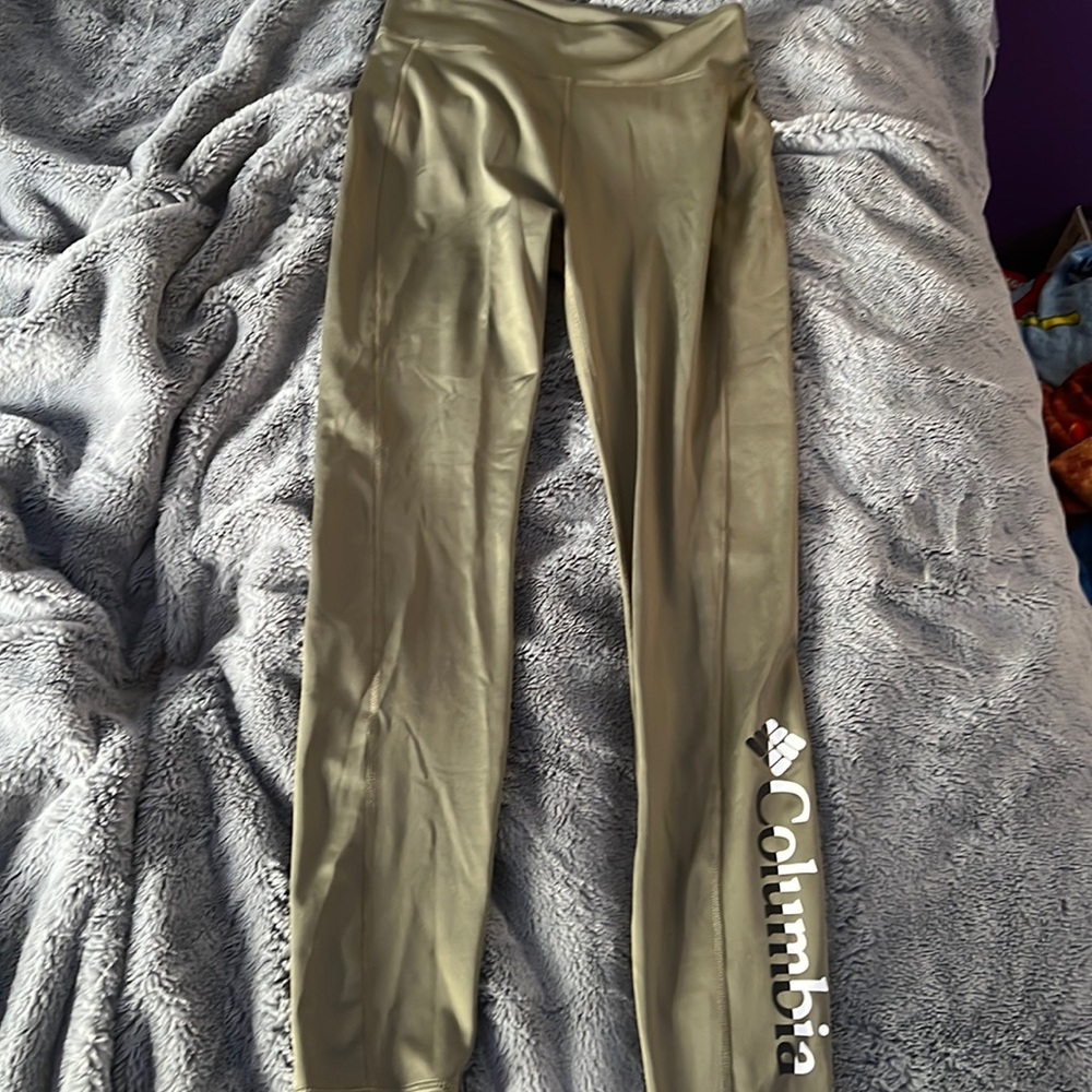green Columbia leggings M